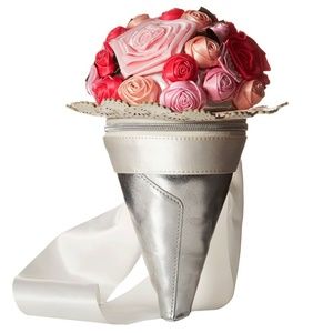 NWT Betsey Johnson Bouquet Wedding Handbag